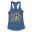 Straight Outta Madurai Women's Racerback Tank in Solid Royal Color